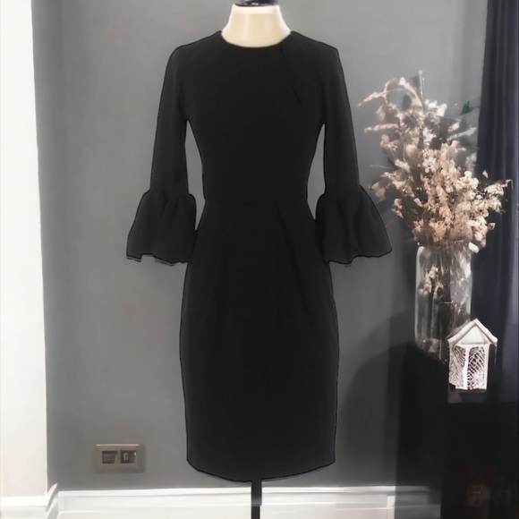 Alexia Admor Black Bell Sleeve Dress - Picture 5 of 12